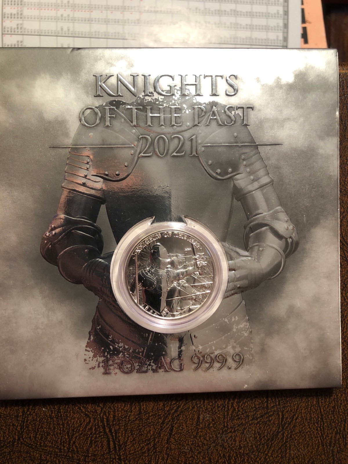 Knights of the Past 2021 Germania Mint Silver Coin