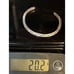 Navajo Cuff Bracelet Carinated Signed Native American STERLING SILVER VTG- 20.2g