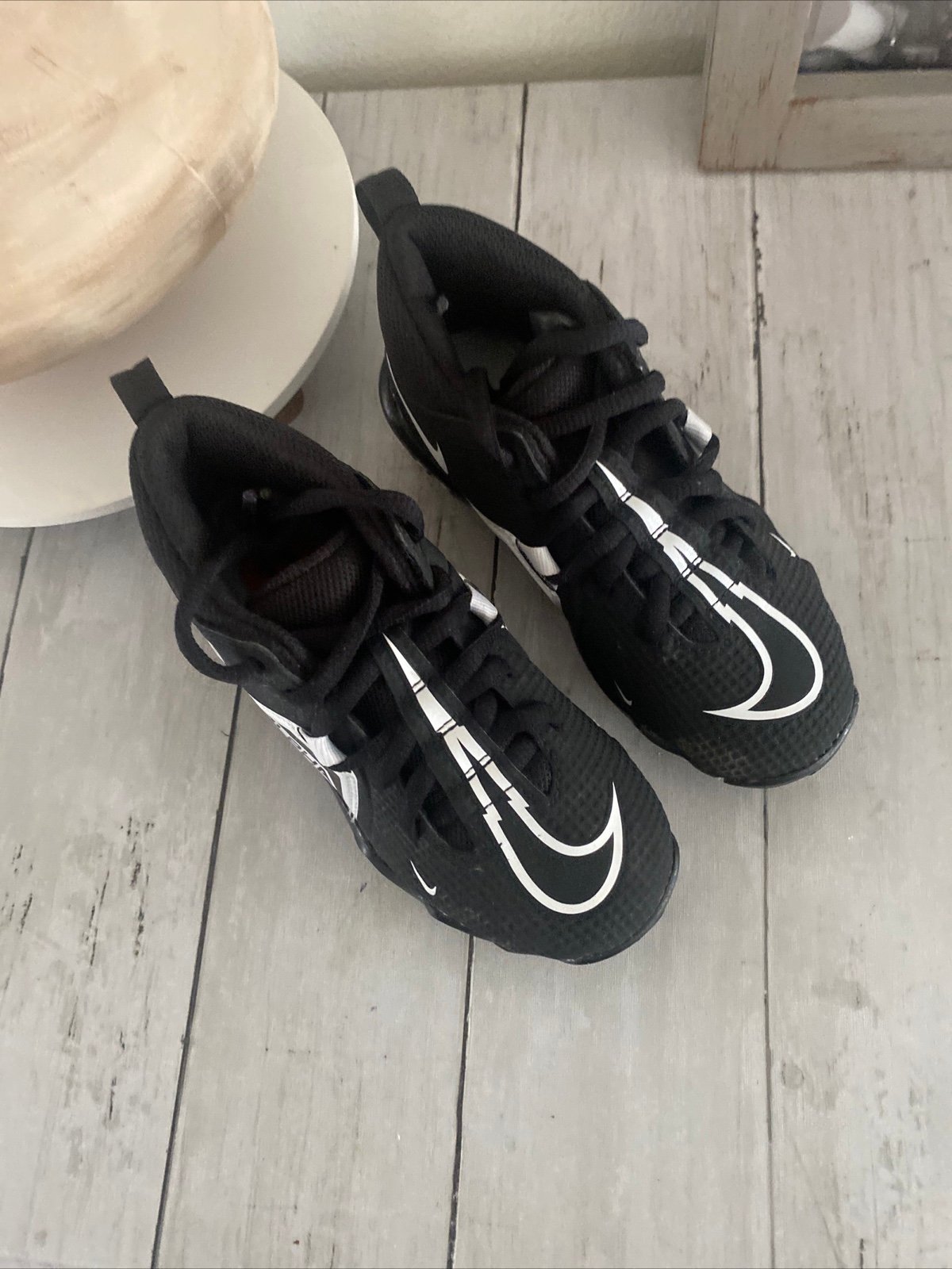 Nike Alpha Menace 3 Shark Football Cleats Black