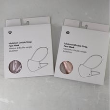 Lululemon double face mask 2 pack