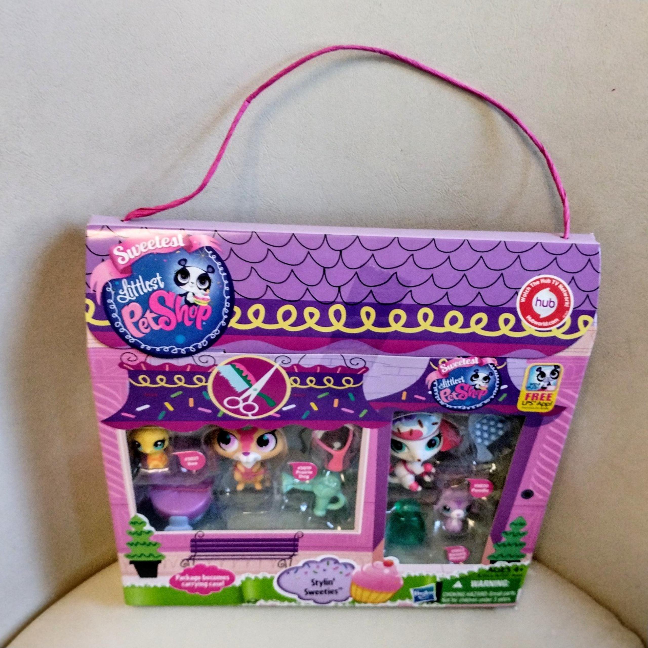Sweetest Littlest Pet Shop Stylin' Sweeties RARE RETIRED PLAY SET