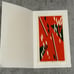 1971 Modernist Japanese Woodblock Print Work 20 by Kenji Kusaka b.1936 57/200