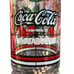Lot of 7 Coca-Cola & Whataburger Christmas Stained Glass Beverage Glasses