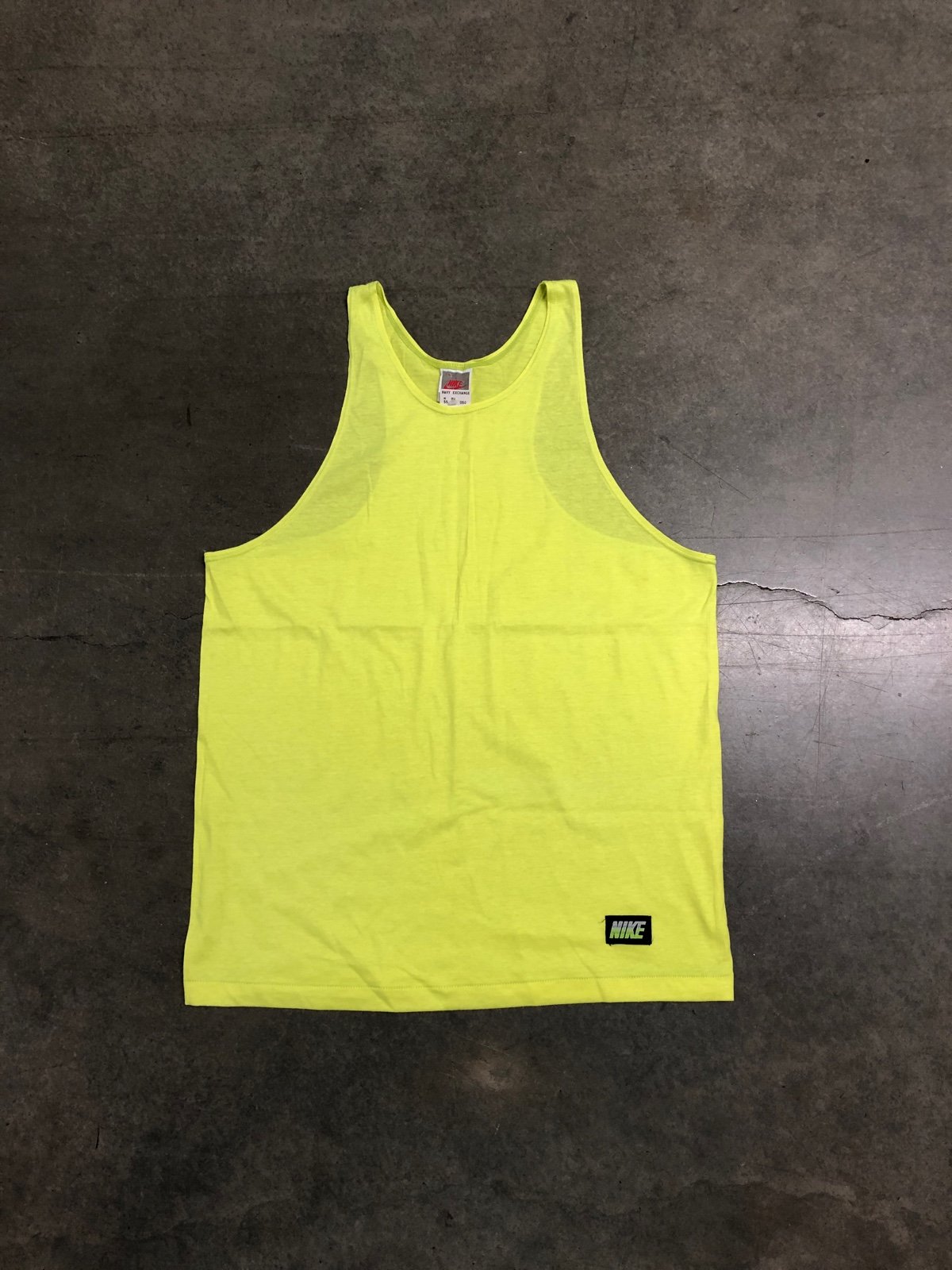 Vintage 90’s Nike Muscle Beach Gym Tank Top Men’s Medium Neon Deadstock W Tag