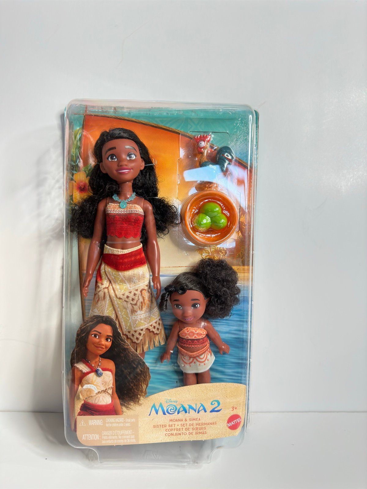 Disney Moana 2 Moana & Simea Sister Set with Dolls and Chicken