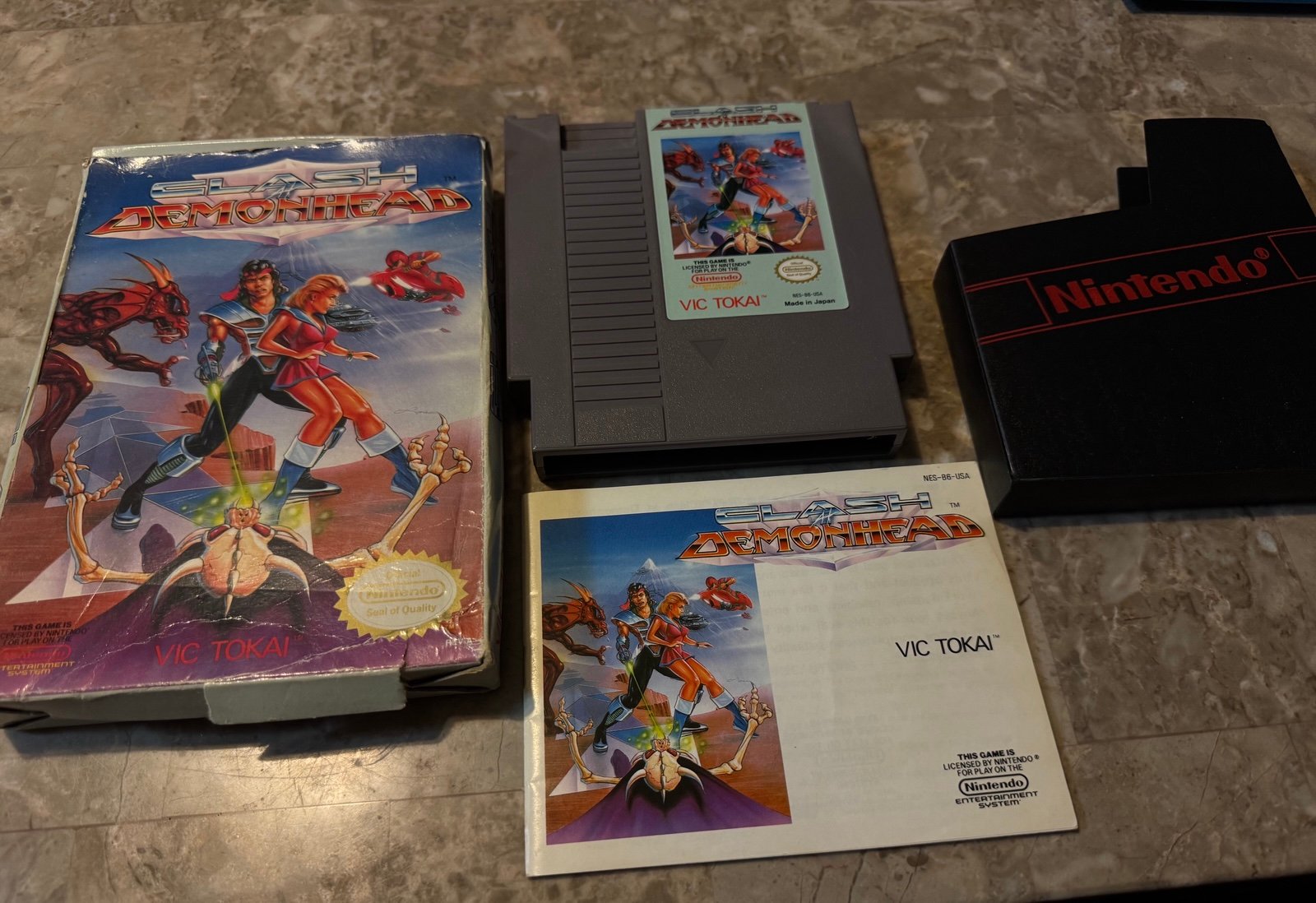 Clash at Demonhead (Nintendo Entertainment System, 1990 CIB Complete Tested