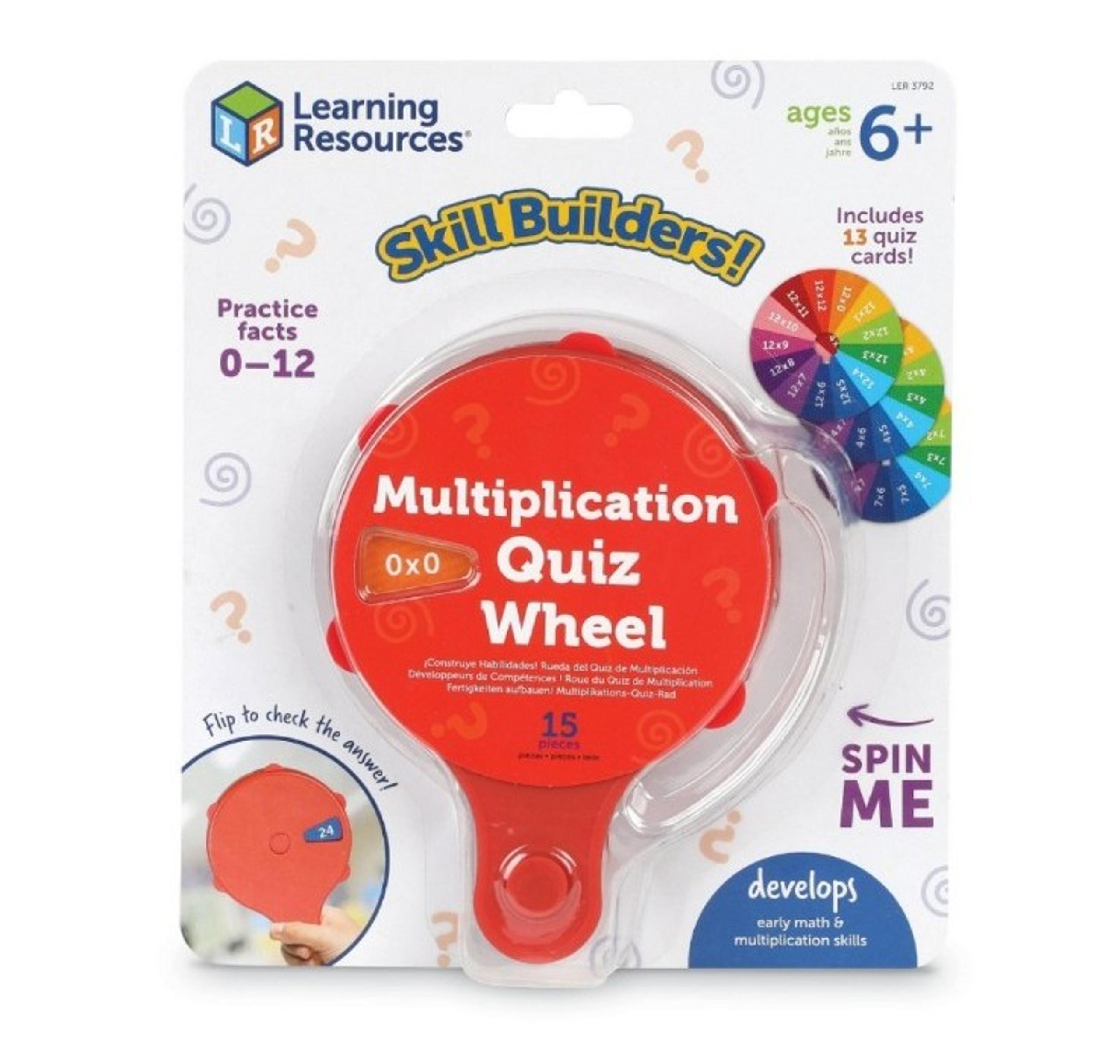 Learning Resources Spin And Learn Wheels Multiplication