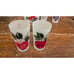 VTG 1950’s Hazel Atlas Frosted Fruit Juice 5.5 Pitcher, 3.75 Glasses 11 Pc Set
