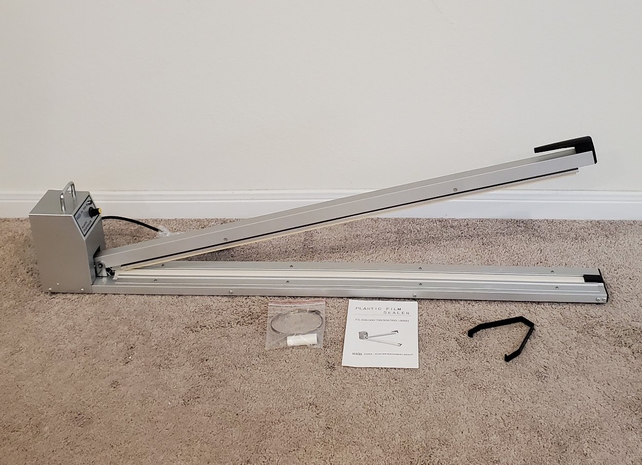 New Sealer Sales WN-650H 26 Long Hand Impulse Sealer W/ 2.7mm Seal 120V 8OOW