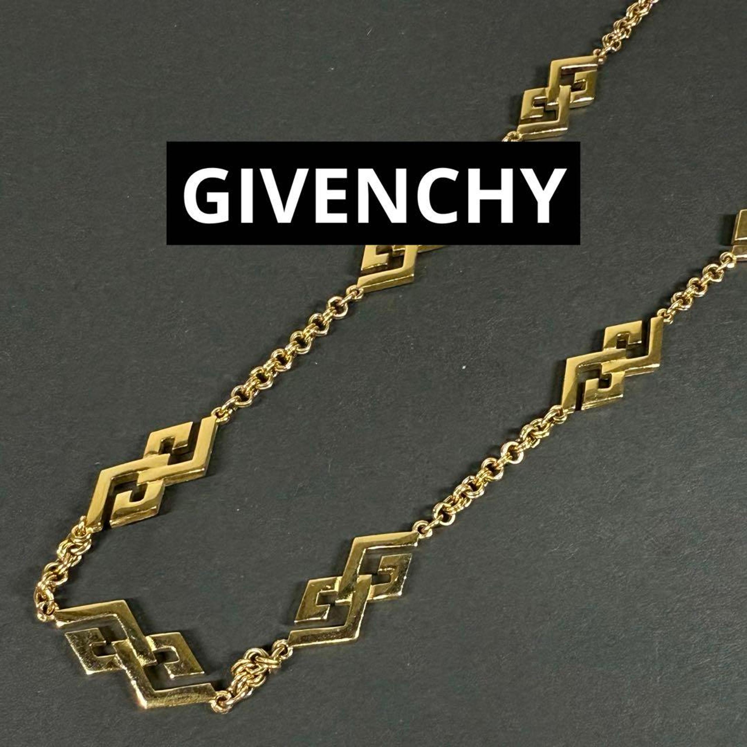 GIVENCHY Necklace Gold Color Long Men's Women's