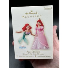NEW! Hallmark 2008 Ariels Dream Little Mermaid Ornaments Artist Signed! -1D