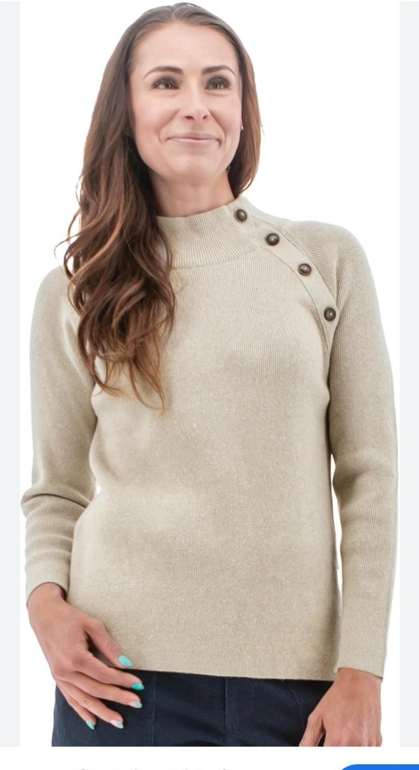 Tilly Medium Sweater gives an elegant and ethical upgrade to the classic sweater