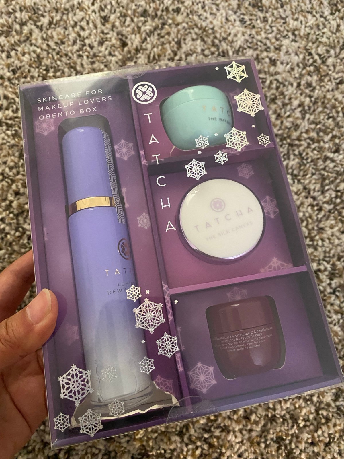 Tatcha skincare for makeup lovers obento box