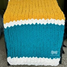 Handmade Chunky Knitted Blanket