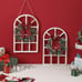 Wood Christmas Holiday Wall Hanging Indoor Outdoor Decorations Rustic