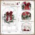 Wood Christmas Holiday Wall Hanging Indoor Outdoor Decorations Rustic