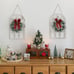 Wood Christmas Holiday Wall Hanging Indoor Outdoor Decorations Rustic