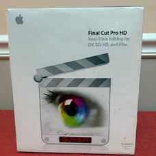 Apple Final Cut Pro HD Real Time Editing For DV,SD,HD, And Film Academic Version