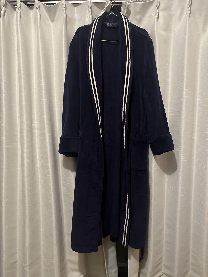 Used Polo by Ralph Lauren Navy Bathrobe