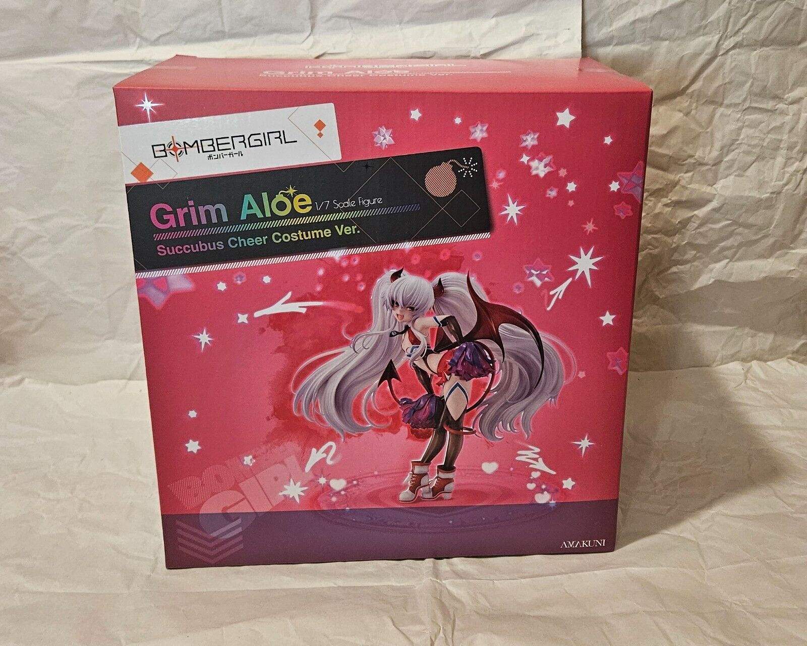 Bombergirl Grim Aloe - Succubus Cheer 1/7 Scale Figure (Amakuni, Hobby Japan)