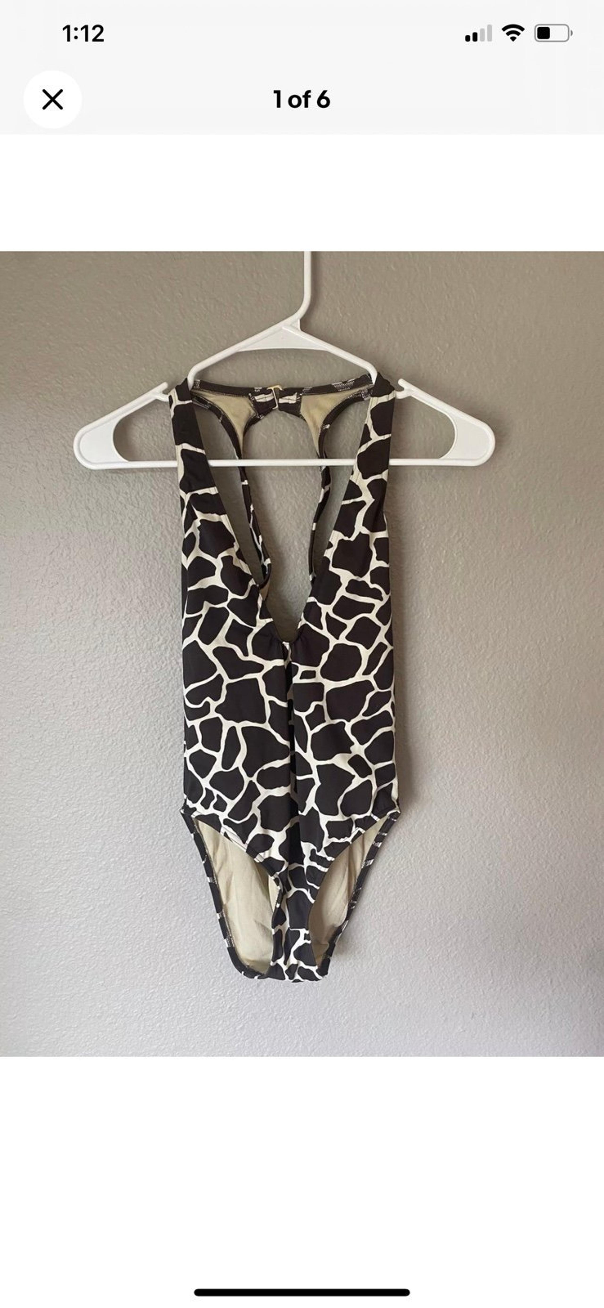 RARE Vintage 06’ Victoria’s Secret Giraffe Print One Piece Swimsuit