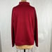 NWT Cinch Women’s 1/4 Zip Pullover Size XL Red Fleece Lined Sweatshirt
