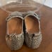 Fitflop Allegro Dotted Fringe Slip On Loafers Sz 6 Snake Print Leather Flats