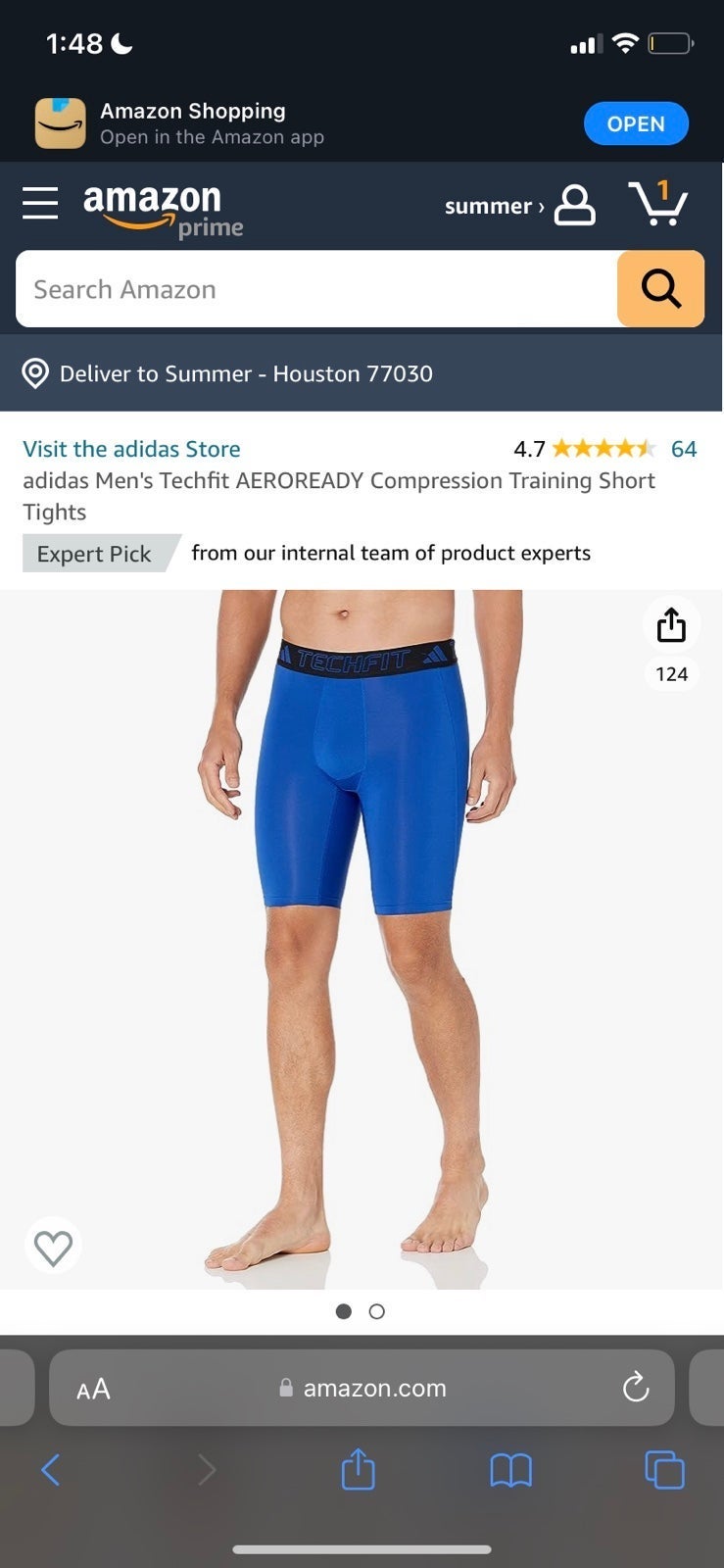 2 NEW Adidas Lightweight AEROREADY Shorts in Blue