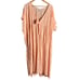 Young Fabulous and Broke Eyelet Kaftan Cover Up Dress Peach Size S