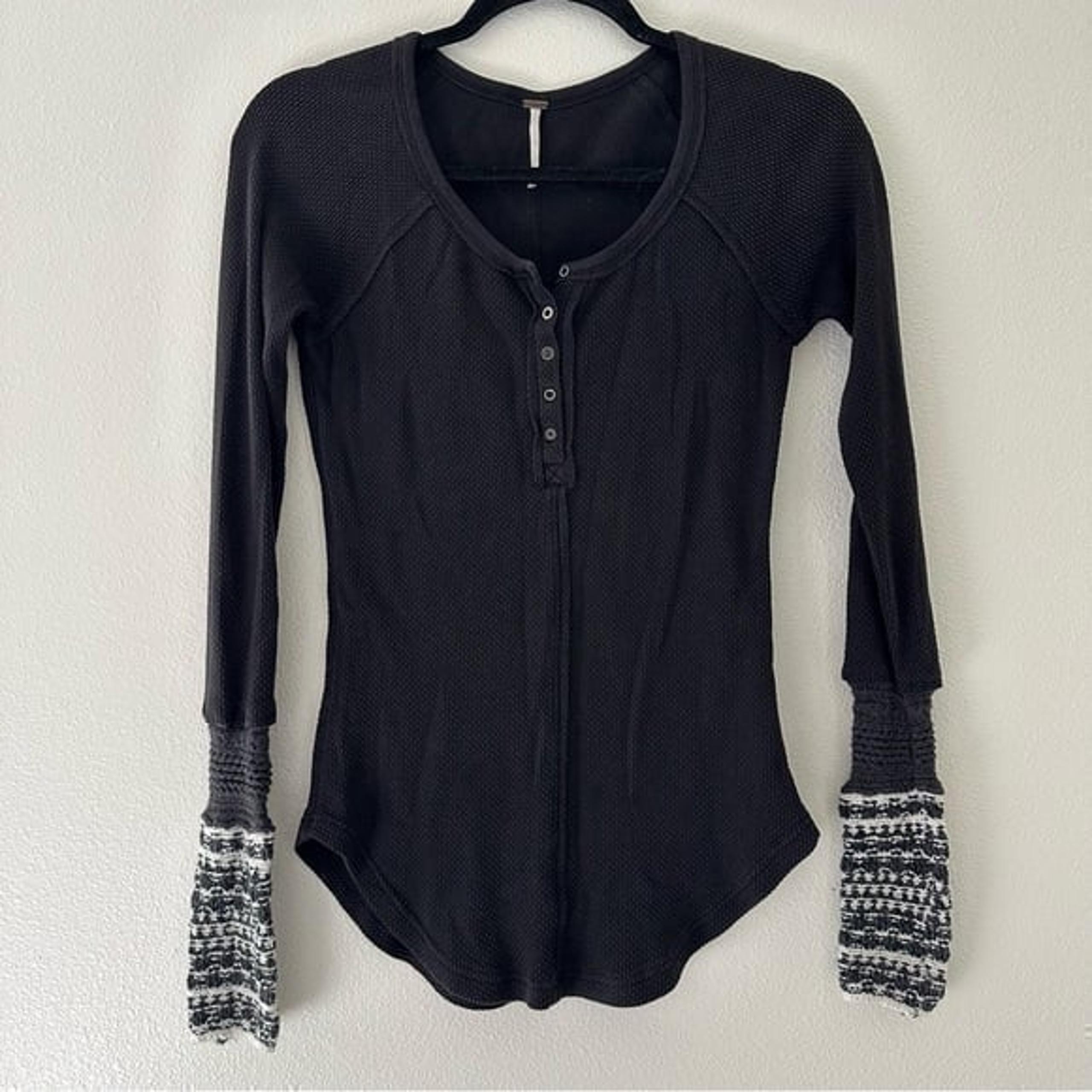 Free People Black Thermal
