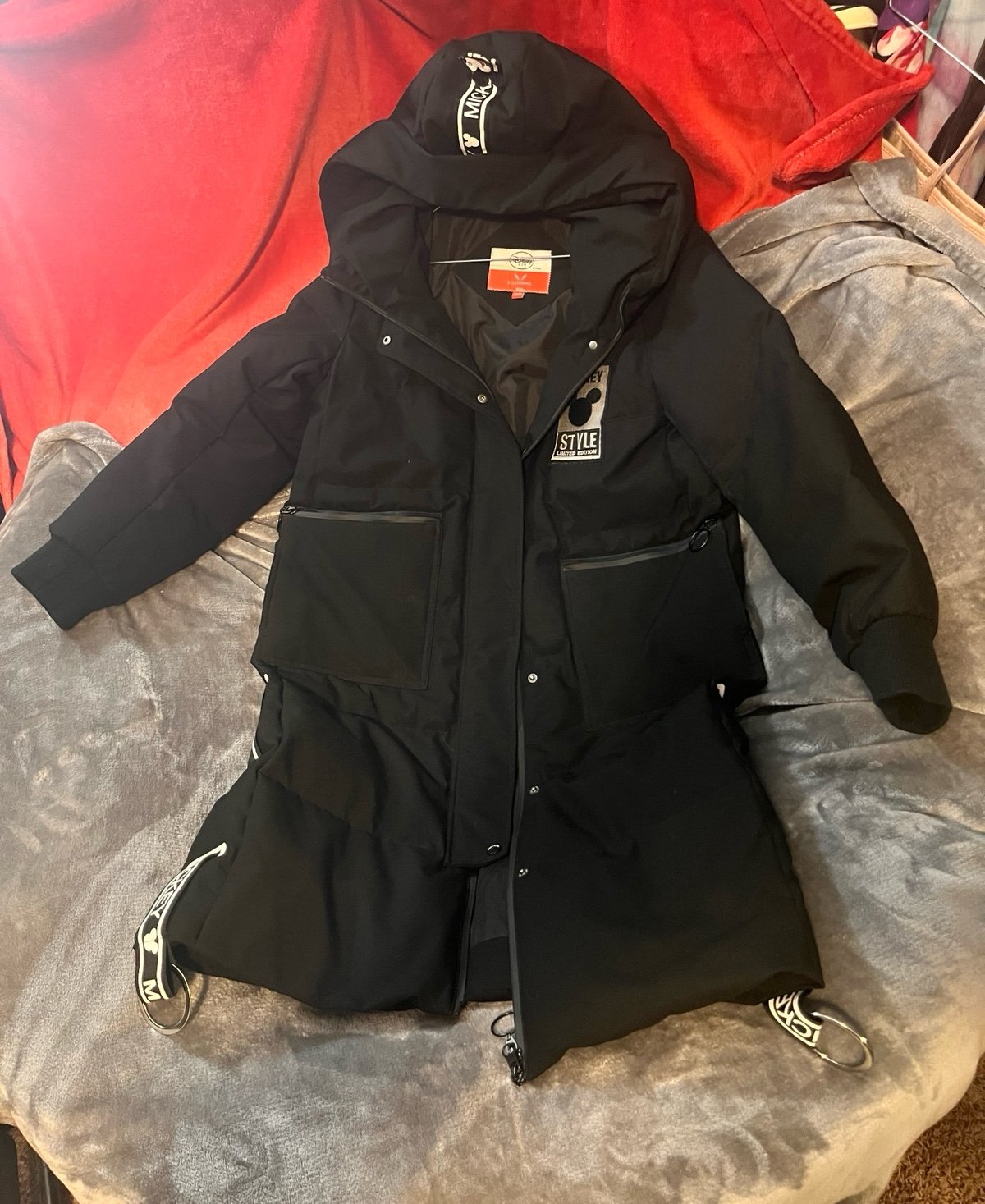 Mickey Style Long Down Coat