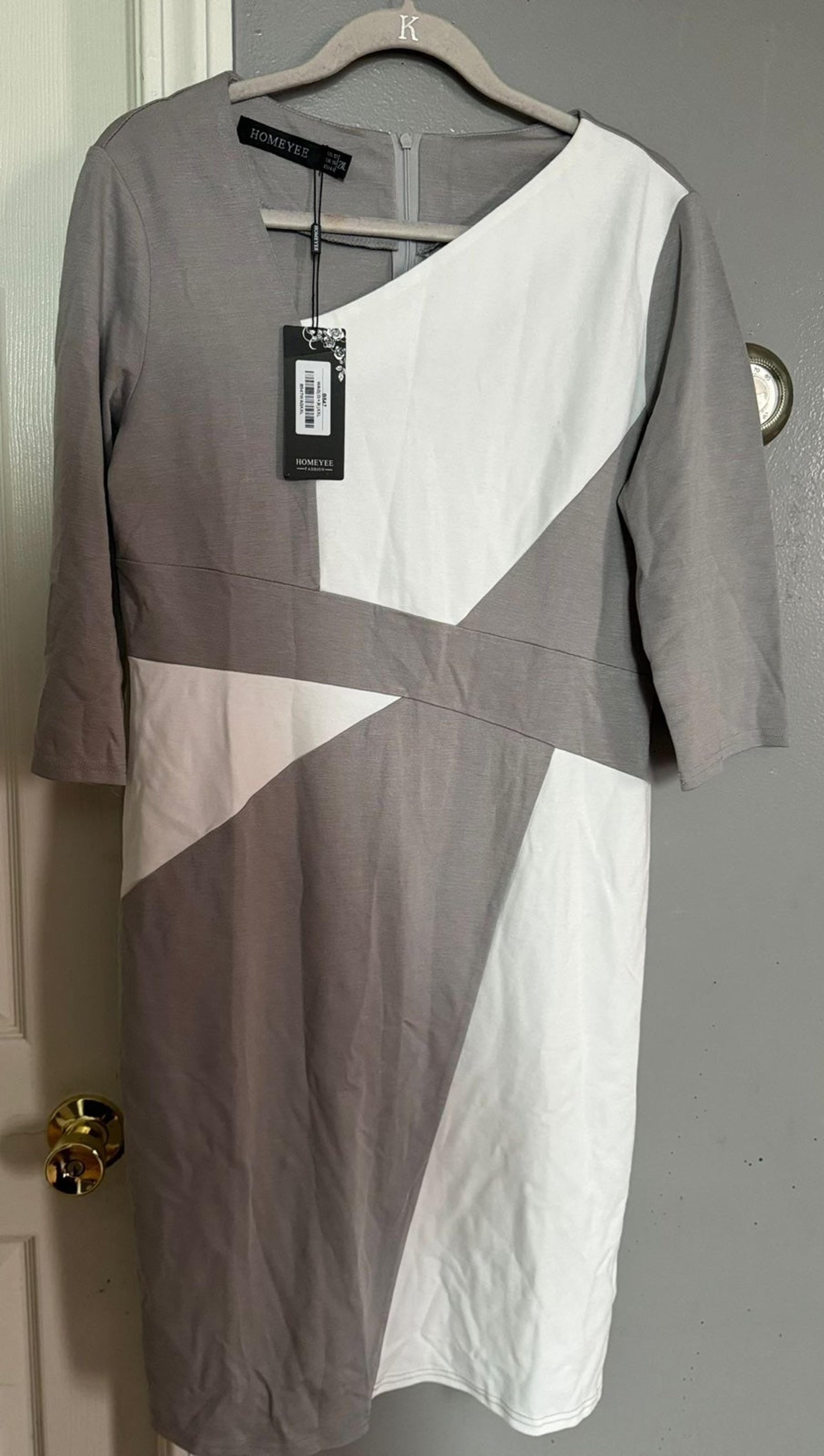 Homeyee Dress 2xl assymetrical