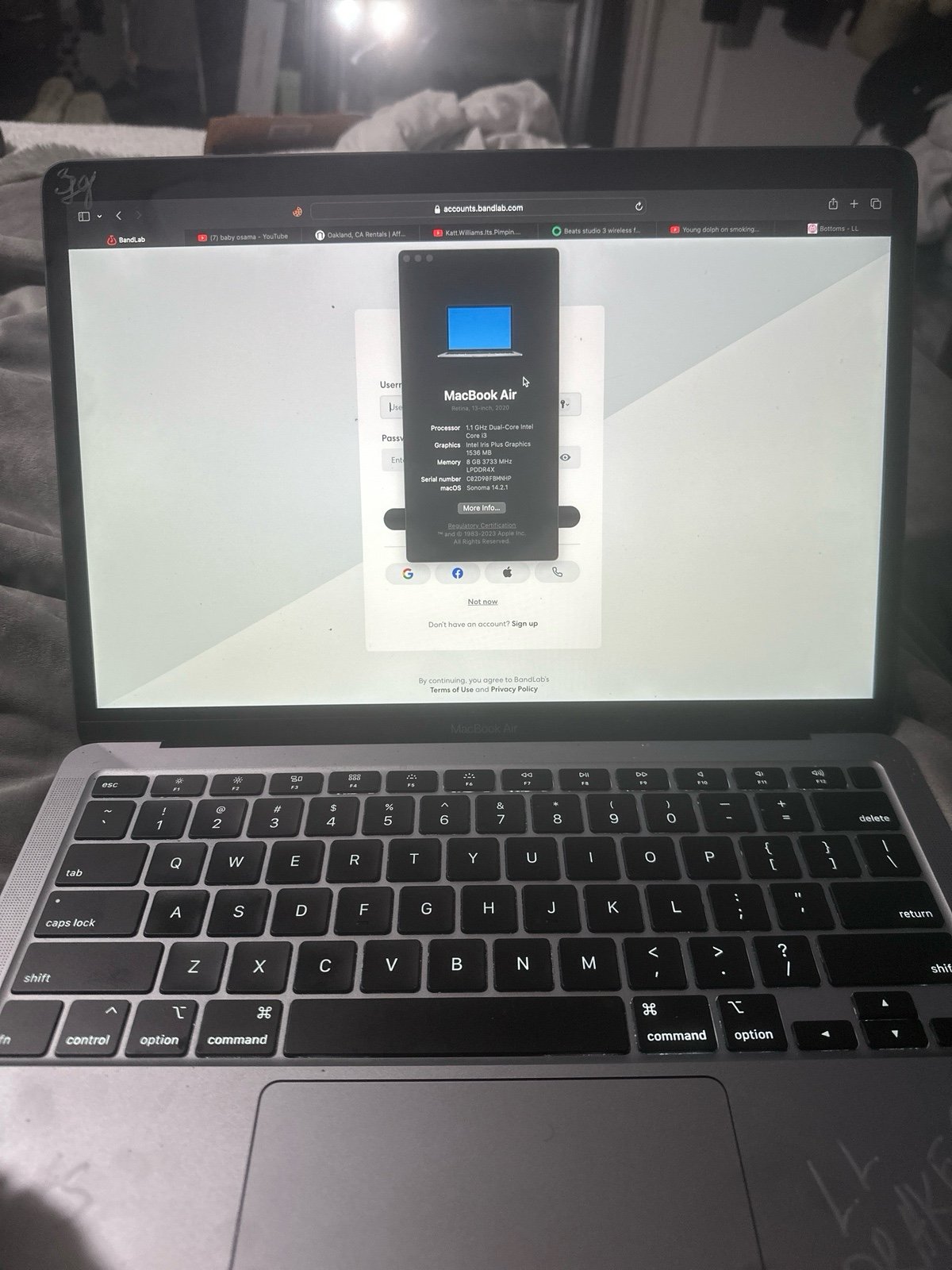 macbook air 2020
