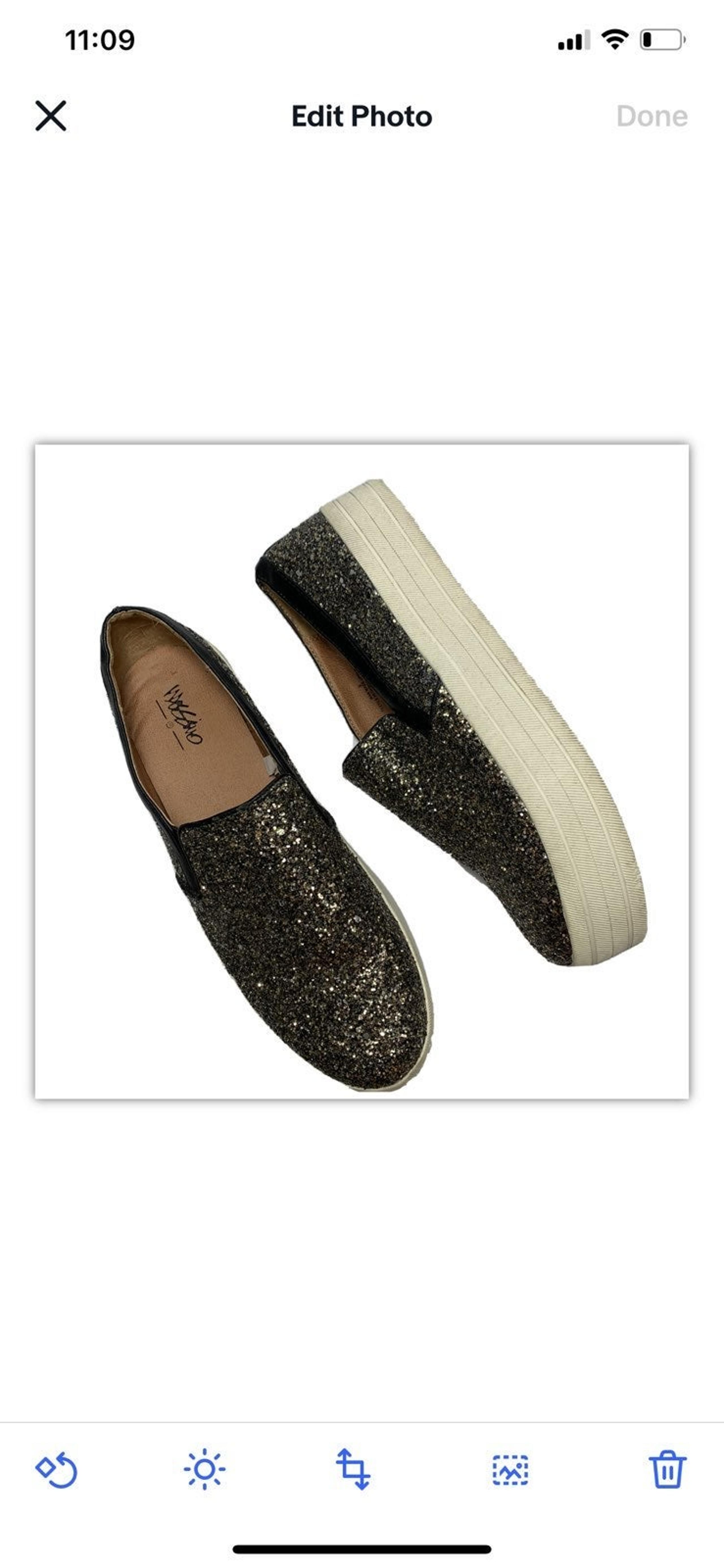 Gold Glitter and Black Pewter Mossimo