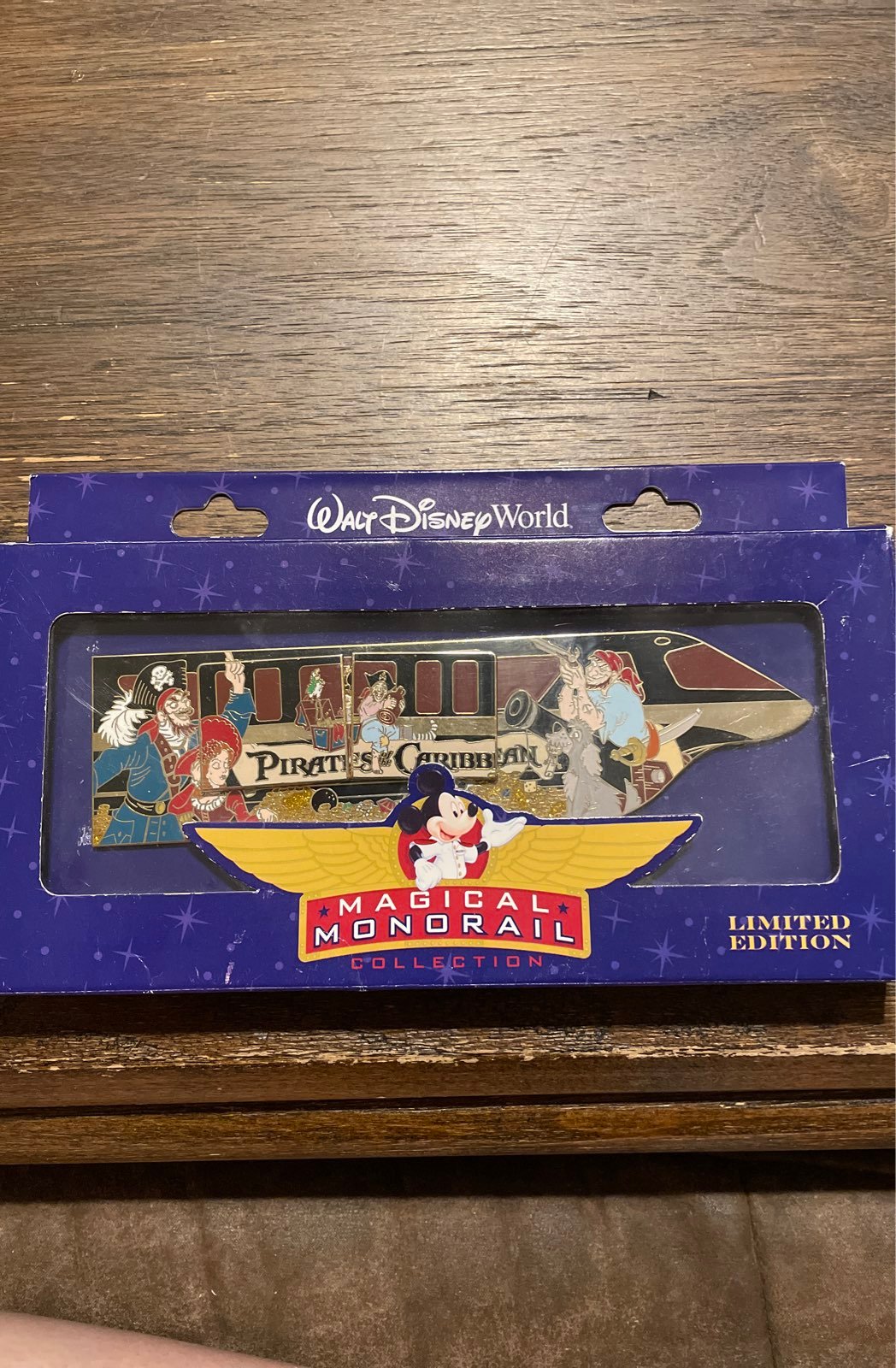 LE 750 Disney Pirates Monorail Pin