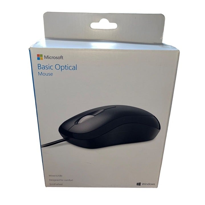 Microsoft Basic Optical Mouse - Wired (USB) Scroll Wheel Model 1113 NIB Microsoft Basic Optical Mouse - Wired (USB) Scroll Wheel Model 1113 NIB