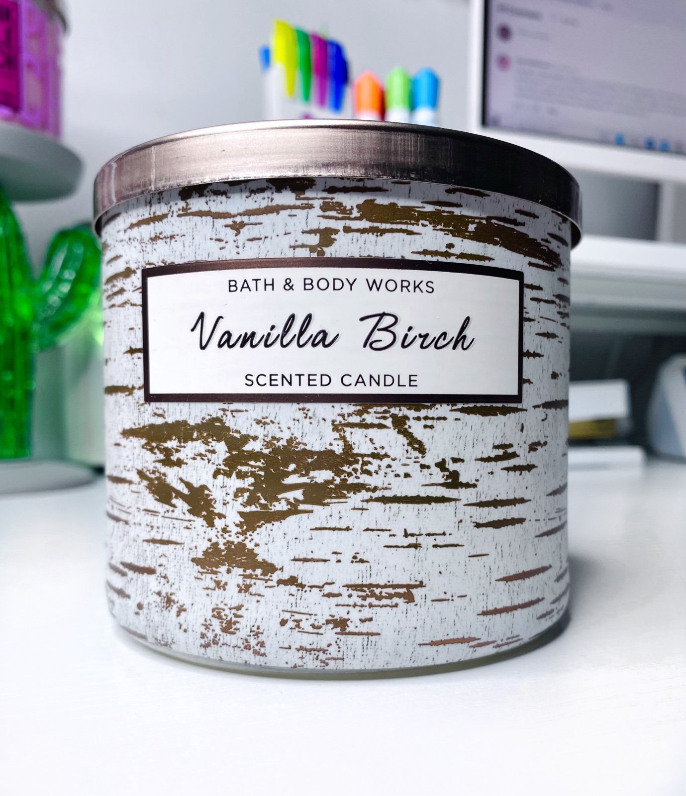 Bath & Body Works Vanilla Birch 3-Wick Candle