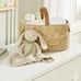 Hearth & Hand Natural Woven Scalloped Baby Diaper Caddy