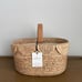 Hearth & Hand Natural Woven Scalloped Baby Diaper Caddy