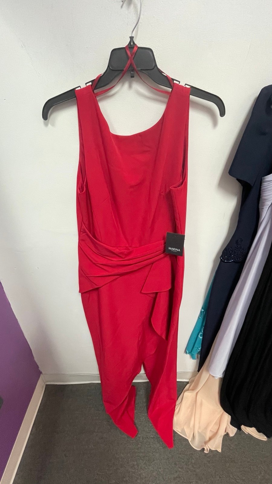 Marina Red Jumpsuit LRG