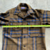 Vintage 70s Pendleton Pendort plaid jacket Brown Black Blue Shacket