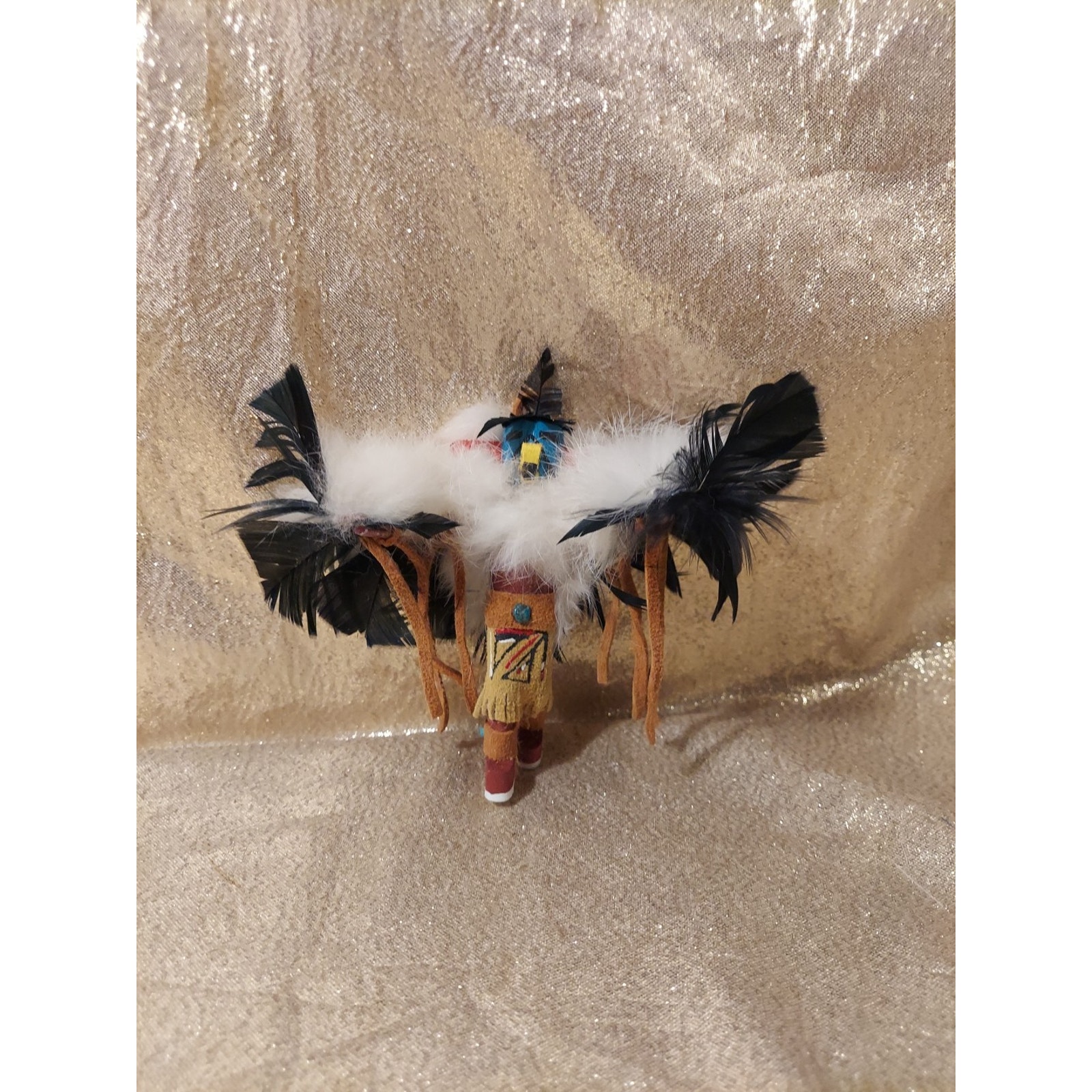 Vintage Kachina Doll Eagle Bird Ornament Hopi Spirit Dancer 5 Navajo Signed