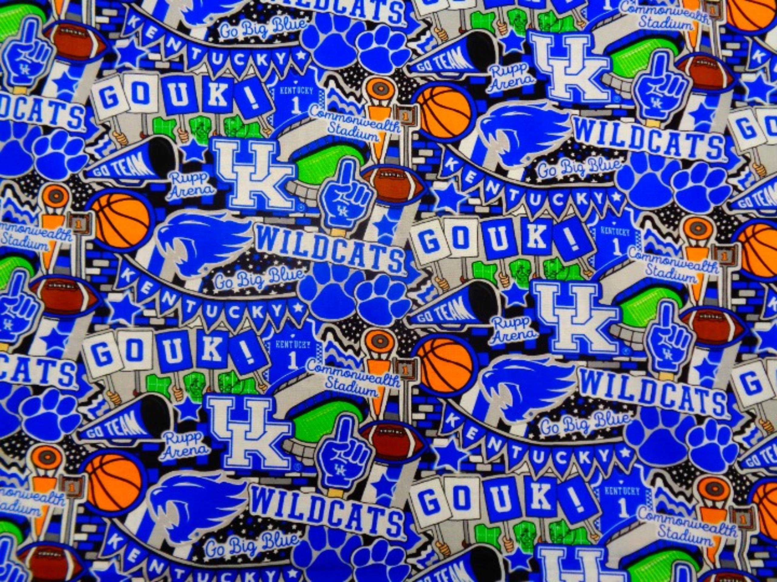 UNIVERSITY OF KENTUCKY WILDCATS FABRIC