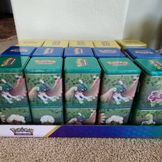 Pokemon TCG Sword & Shield Stacking Empty Storage Tin lot of 30