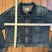 Vintage NWT Polo Ralph Lauren navy denim jacket with 2 buckle back straps XL