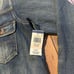 Vintage NWT Polo Ralph Lauren navy denim jacket with 2 buckle back straps XL
