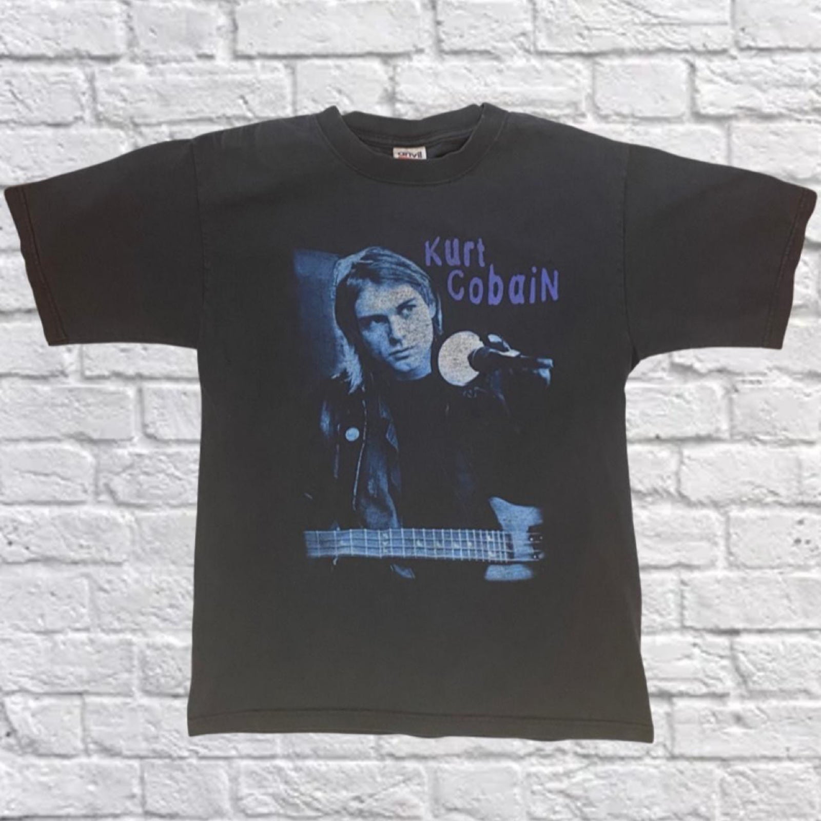 Vintage Nirvana Kurt Cobain Double Sided T-Shirt Size Small