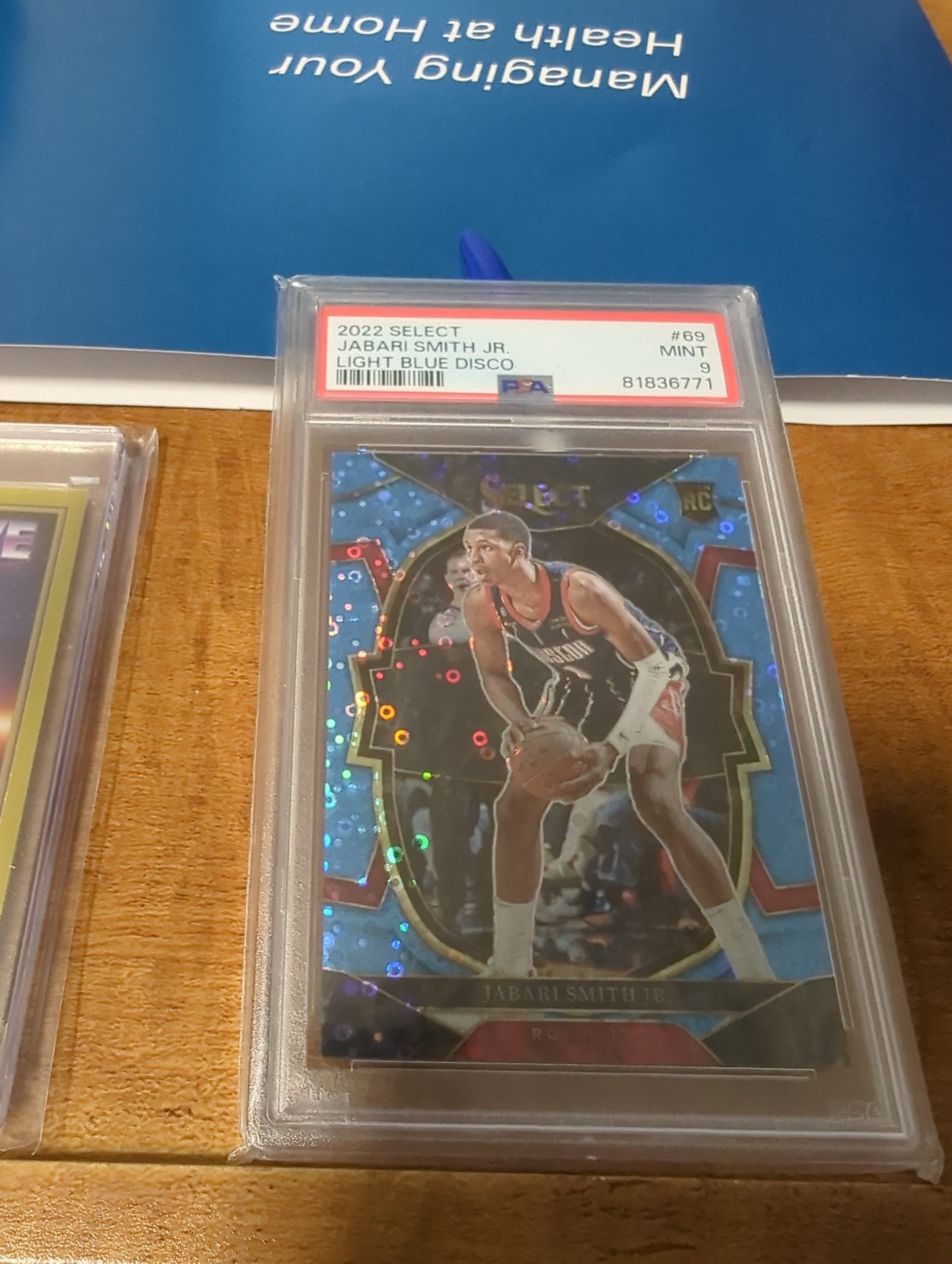 2022 select jabari Smith Jr. Light blue disco /99