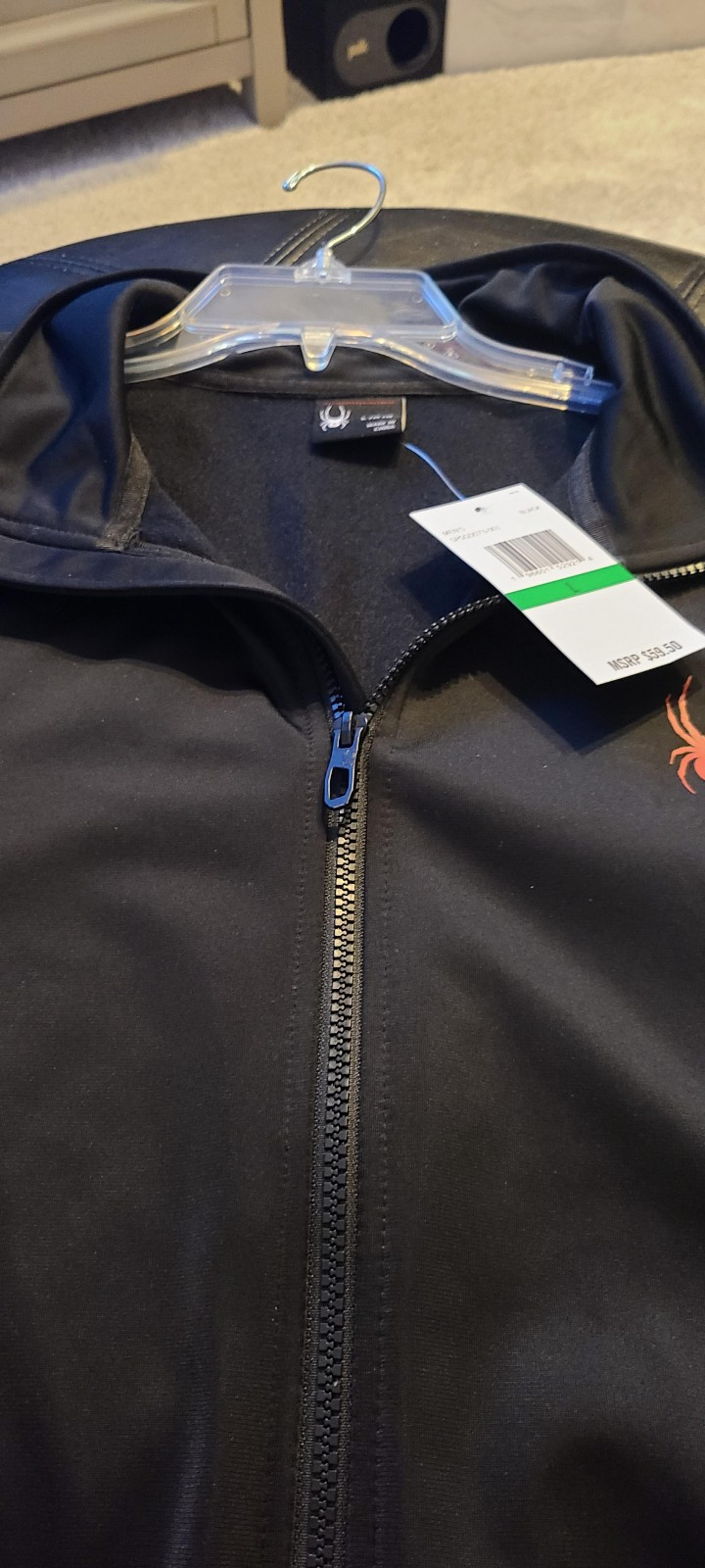 Spyder men's full zip jacket large
