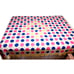 VTG Hand Crochet & Colorful Mod Circles Handmade Bedspread Coverlet BOHO 88X112